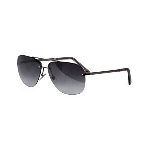 LOUIS VUITTON Damier Socoa Aviator Sunglasses Z0216U